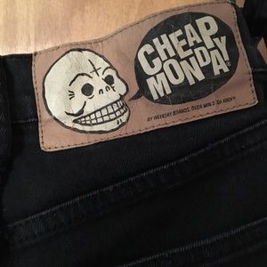 Cheap Monday black jeans 🖤💀